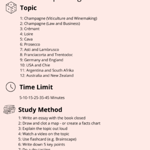 FREE Dice Decision – Study Game Sheet